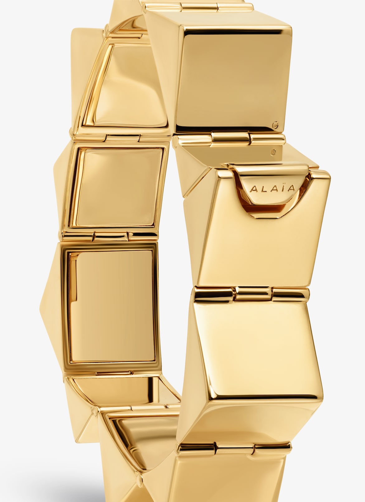 PYRAMID BRACELET ALAÏA GOLD PYRAMID BRACELET